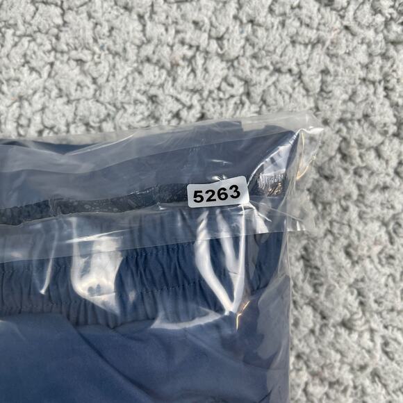 MIZUNO Lined Track Pants Mens XXL Blue Zip Ankle Vented Drawstring Pockets - Picture 12 of 12